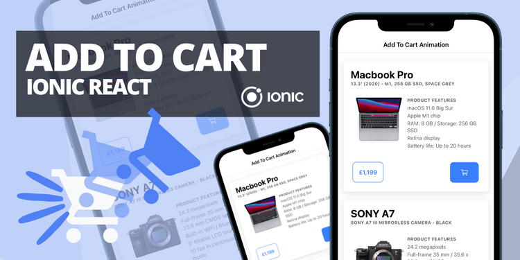 Add to cart component with animation