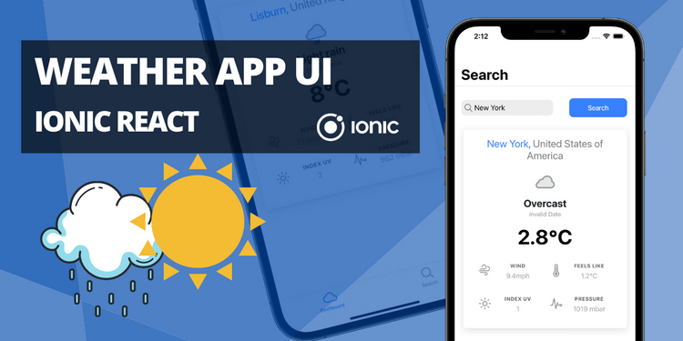 A simple weather app retrieving details from API