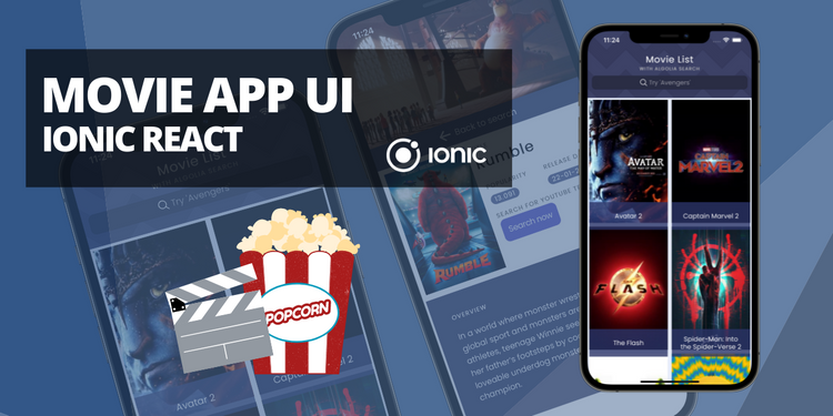 An example of a movie app with search