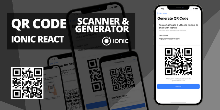 An app that lets you store scanned and generated QR codes