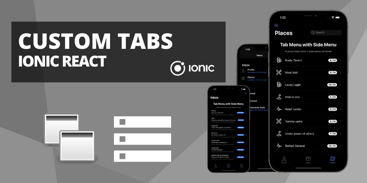 Configurable, multiple side menu, custom tabs and more