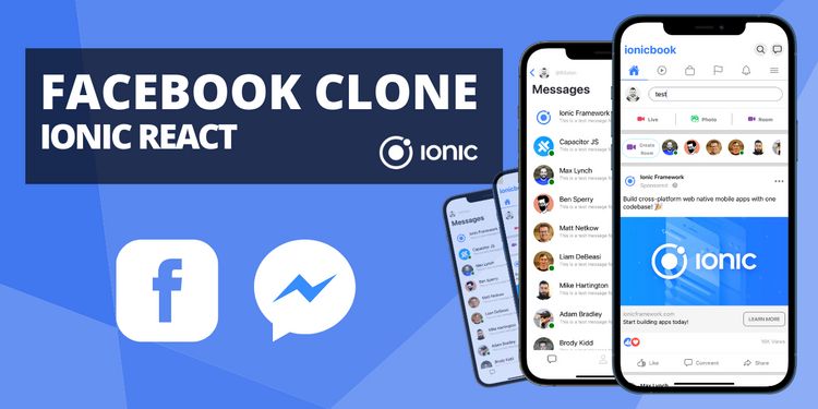 A clone of the facebook timeline and messenger